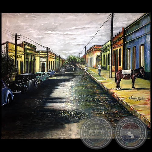Zona baja - Pintura al leo - Obra de Vicente Gonzlez Delgado